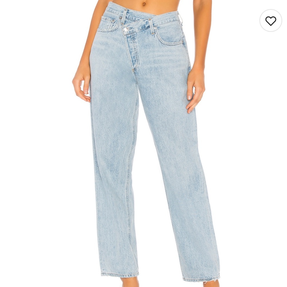 AGOLD CRISS CROSS UPSIZED JEANS SIZE 23